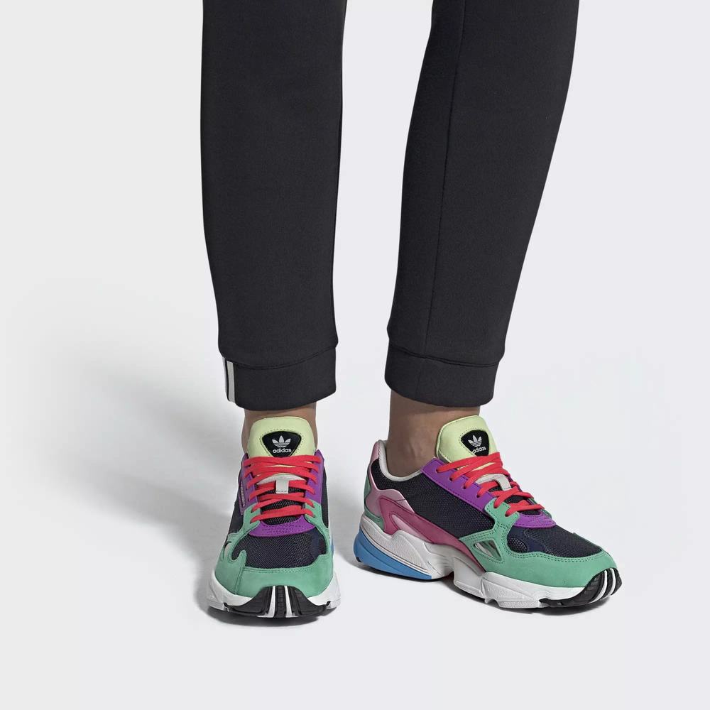 Adidas Falcon Tenis Azules Para Mujer (MX-10121)